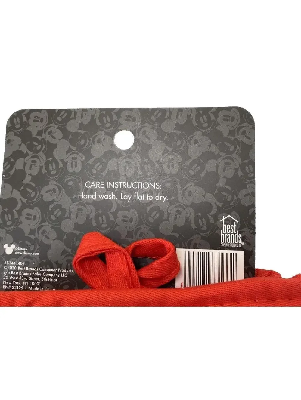Disney Mickey Mouse Oven Mitts 2pk Oversized Mini Mitts New